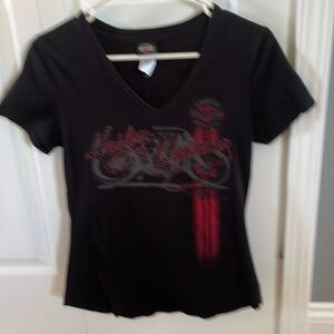 Women’s Harley-Davidson v-neck t-shirt size medium